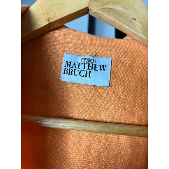 Matthew Bruch Tie Waist Crop Top Size 1 - Picture 7 of 7